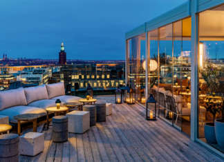 Pratic per il rooftop del Tak Restaurant a Stoccolma