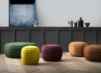 Galeata, famiglia di pouf by Maddalena Casadei per Paola Zani