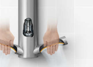 Dyson presenta il nuovo asciugamani Airblade 9kJ