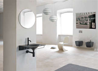 Green Good Design 2020 per il lavabo VEIL di Scarabeo