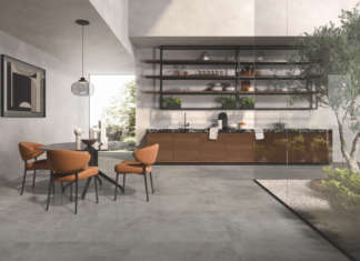 Kerinox by Casalgrande Padana: effetto metallo luminoso