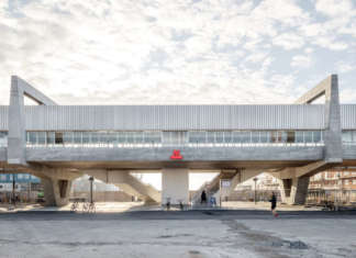 Un nuovo volume in cemento per la sopraelevata Orienktaj dei COBE