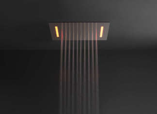 Nuovo soffione doccia Shiro’ Skyrain by Zazzeri