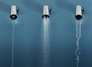 Tre erogazioni di benessere per O3, il nuovo soffione Fima Carlo Frattini