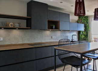 SapienStone per una cucina metropolitana a Madrid