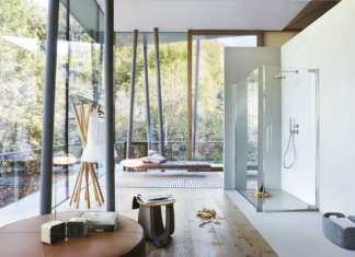 Ricerca e cura per i dettagli nell’ambiente bagno contemporaneo con Flare di Vismaravetro