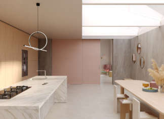 Iride: il carattere del legno sposa una palette ecosostenibile