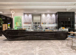 Il marmo Margraf per il Grey Restaurant & Bistrot