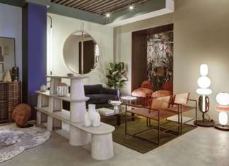 Resìn per il nuovo showroom di PalermoUno a Milano
