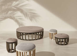 Nuovi pouf per la collezione Swing di Ethimo