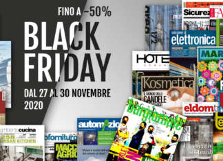 Black Friday! Fino al 50% di sconto sulla rivista Area