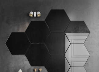 Gemme, rivestimento a specchio by Artelinea
