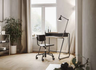 La sedia girevole S 43 Atelier by Thonet