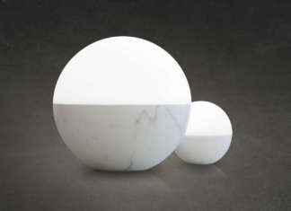 Nix: la luce di una snowball in marmo