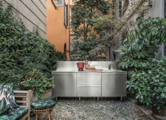 Cucina in cortile nel cuore di Brera