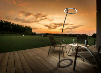 La luce outdoor crea la giusta atmosfera