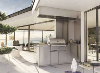 Cucina outdoor con vista privilegiata sul lago di Costanza