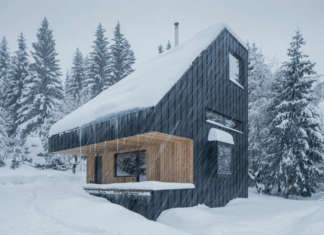 La casa nel bosco disegnata da New Now