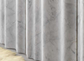 Chiffon: il marmo diventa un drappo leggero