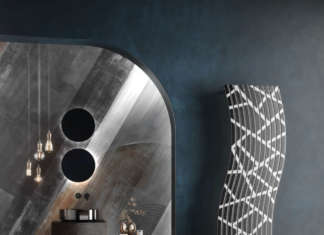 Radiatore sinuoso con nuovi decori