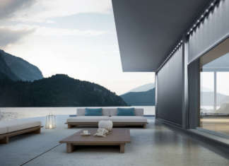 Tende a caduta verticale, suggestive con la luce Led