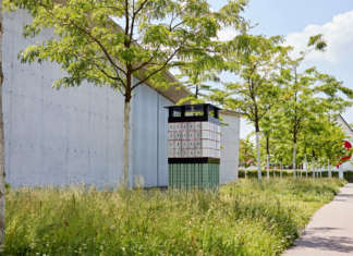 L’opera di Nathalie Du Pasquier nel Vitra Campus a Weil am Rhein