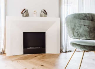 Il biocamino ispirato allo stile Luigi XVI