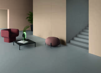 La ceramica matt richiama l’estetica della resina