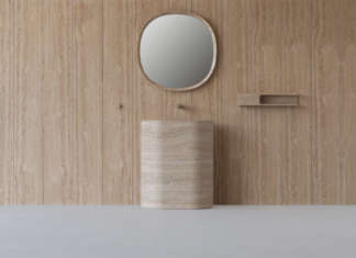 Eidos, l’inusuale morbidezza del travertino