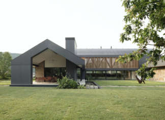 Pietra sinterizzata per una villa a impatto zero