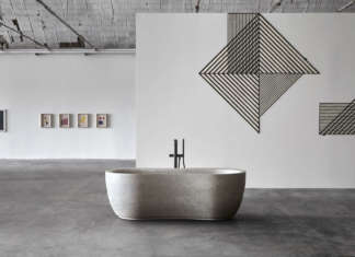 Fida: in Pietra di Vicenza la vasca ispirata alla natura