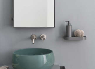 Multiplo, sistema componibile di piani in ceramica e contenitori