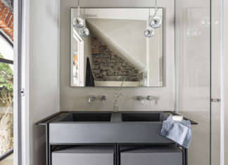 Le sale da bagno dell’esclusiva Villa AE di Como