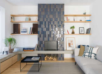 Volumi, colori e materia per un appartamento a Firenze a firma DEFERRARI+MODESTI