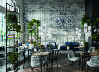 Textile, le trame del tessuto sulle pareti