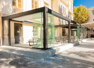 Due pergole funzionali per l’Istitution Stanislas di Nizza