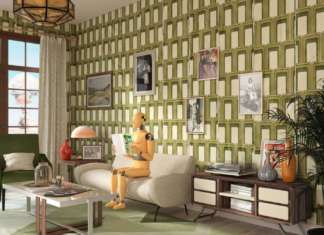 Mid-Century, nuova carta da parati vintage