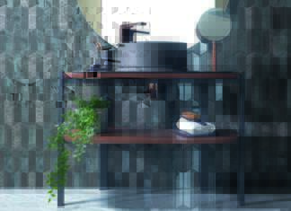 Balda: la bellezza dei materiali naturali nella stanza da bagno