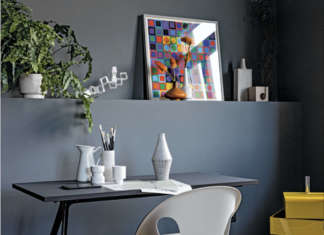 Il tavolo Baguette diventa scrittoio