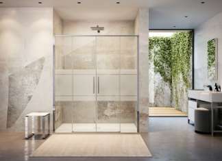 Una cabina doccia per grandi spazi