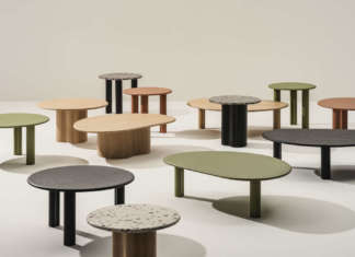 Le geometrie organiche dei tavolini Ghia