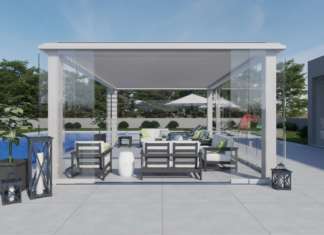 Nuovi scenari outdoor con sistema tutto vetro panoramico
