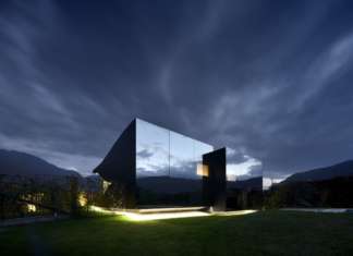 Le superfici continue e armoniche delle Mirror Houses di Bolzano