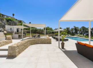 L’effetto cemento per una scenografica residenza siciliana