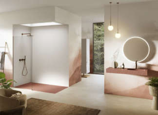 Una texture ondulata per i nuovi piatti doccia