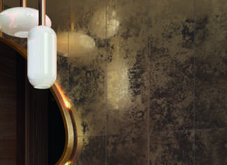 Grès porcellanato come elemento strutturale e narrativo: Mirage presenta Reflet