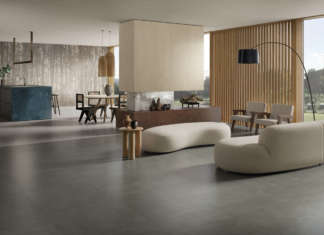 Effetto cemento in versione elegante e leggera