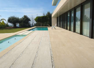 Marvel Travertine per l’outdoor contemporaneo