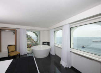 Serramenti in alluminio per il Palazzo Don Salvatore di Amalfi