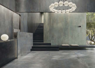 Una collezione in grès porcellanato ispirata alla forza dei metalli ossidati